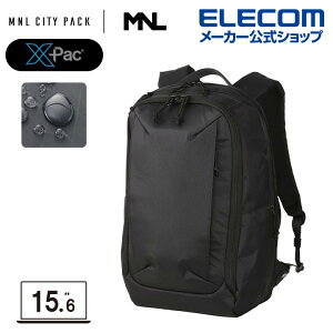 �G���R�� �o�b�N�p�b�N 15.6inch 21L MNL CITY PACK X-Pac ���b�g �� �����b�N �o�b�O 21L �u���b�N ELECOM BM-MNLBP03BK