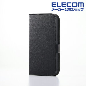 GR iPhone 16e p \tgU[P[X Εt EgXEF[h iPhone16 e \tgU[ P[X Jo[ Eg XEF[h ubN ELECOM PM-A25SPLFUSBK