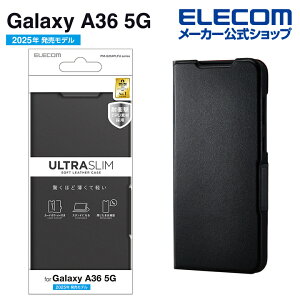 GR Galaxy A36 5G p \tgU[P[X ^ Εt GalaxyA36 5G \tgU[ P[X Jo[ ubN ELECOM PM-G254PLFUBK