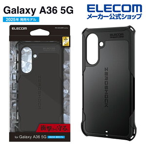GR Galaxy A36 5G p ZEROSHOCK P[X GalaxyA36 5G nCubh P[X Jo[ubN ELECOM PM-G254ZEROBK