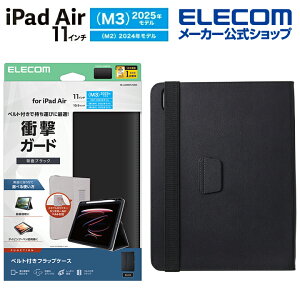 GR iPad Air 11inch M3 M2 p tbvP[X ՌK[h xgt 2AO y iPad 10 tbvP[X ubN ELECOM TB-A25MPLF2BK