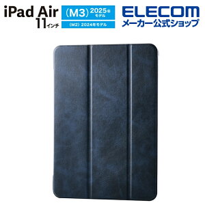 �G���R�� iPadAir 11�C���` (M3 M2) �p �t���b�v�P�[�X ���^�y�� �w�ʃN���A 2�A���O�� �t���b�v �P�[�X �J�o�[ �X���[�v�Ή� �l�C�r�[ ELECOM TB-A25MWVNV