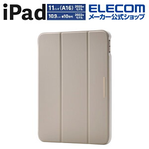 GR iPad 11C` (A16) p tbvP[X ^y CHIC STYLE X[vΉ iPad11C`(A16) / 10.9C`(10) tbvP[X P[X Jo[ wʃNA O[W ELECOM TB-A25RWVJM3GB
