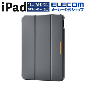 GR iPad 11C` (A16) p tbvP[X ^y CHIC STYLE X[vΉ iPad11C`(A16) / 10.9C`(10) tbvP[X P[X Jo[ wʃNA `R[O[ ELECOM TB-A25RWVJM