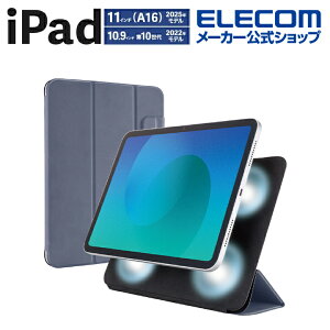GR iPad 11C` (A16) p tbvP[X ^ }OlbgE X[vΉ iPad11C`(A16) / 10.9C`(10) tbvP[X P[X Jo[ u[O[ ELECOM TB-A25RWVPF2BG
