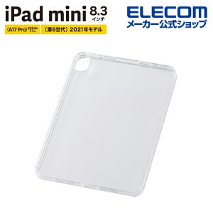 �G���R�� iPad mini 8.3inch A17 Pro �p �\�t�g�N���A�P�[�X �y�� �P�[�X �J�o�[ �N���A ELECOM TB-A25SUCCR