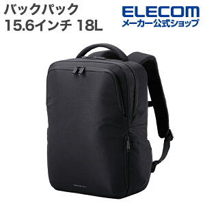 �G���R�� �o�b�N�p�b�N 15.6�C���` 18L ZEROSHOCK �|���G�X�e�� �u���b�N ELECOM ZSB-BP02P15BK