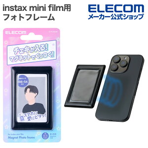 GR instax mini film `FL p }Olbg tHgt[ `FLANZT Ղt[  MagsafeΉ }Olbgz Jt ubN ELECOM IC-PCMGBK