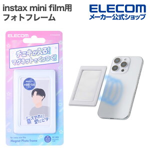 GR instax mini film `FL p }Olbg tHgt[ `FLANZT Ղt[  MagsafeΉ }Olbgz Jt zCg ELECOM IC-PCMGWH