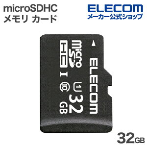 �G���R�� microSDHC ������ �J�[�h microSD�J�[�h Class10 UHS-I 32GB ELECOM MF-BMSD-032