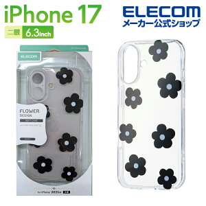 GR iPhone 17 p \tgP[X IMLt[ iPhone17 \tg P[X Jo[ ubN ELECOM PM-A25AIMLFLBK