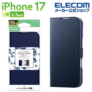 GR iPhone 17 p 蒠^P[X ^ Εt t[Y iPhone17 蒠^ P[X Jo[ lCr[ ELECOM PM-A25APLFUJNV
