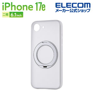 �G���R�� iPhone 17e �p �n�C�u���b�h�P�[�X �Ɍ� MAGKEEP �X�^���h iPhone17e �P�[�X �J�o�[ �z���C�g ELECOM PM-A25SMGSTKMWH