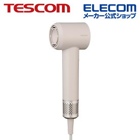 テスコム ハンドドライヤー マイナスイオン ヘアドライヤー レギュラータイプ 質量約280g コンパクト 大風量 速乾 I字型ヘアドライヤー ベージュ TESCOM TD620A-C