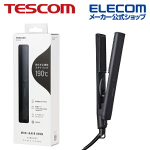 �e�X�R�� �w�A�[�A�C���� �~�j �X�g���[�g �A�C���� AC�� �u���b�N TESCOM TEC-HS120-K