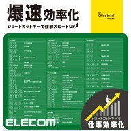 エレコム 爆速効率化 マウスパッド for Excel ELECOM MP-SCE