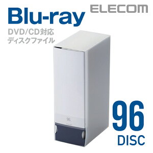GR fBXNt@C Blu-ray DVD CD Ή Blu-rayP[X DVDP[X CDP[X 96[ u[ ELECOM CCD-FB96BU