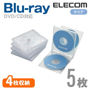 GR fBXNP[X Blu-ray DVD CD Ή Blu-rayP[X DVDP[X CDP[X 4[ 5Zbg NA ELECOM CCD-JSCNQ5CR