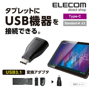 yP10{Gg[K{`11}fzGR Type-CϊA_v^ USB3.1 USBType-CUSB Aϊ ubN ELECOM TB-AFCMADBK