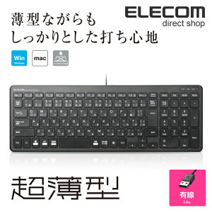 GR t L[{[h y×^ L 1.5m ubN Windows11 Ή ELECOM TK-FCP097BK