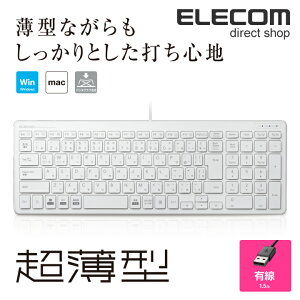 GR t L[{[h y×^ L 1.5m zCg Windows11 Ή ELECOM TK-FCP097WH