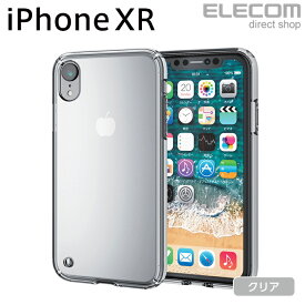 エレコム iPhone XR ケース 耐衝撃 衝撃吸収 TRANTECT クリア スマホケース iphoneケース PM-A18CHVCCR