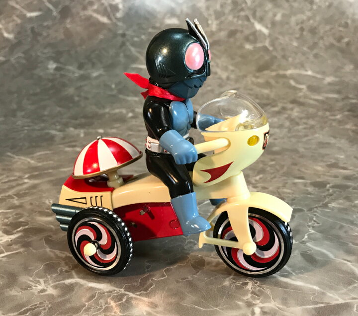 EX三輪車仮面ライダー旧1号仮面ライダー旧2号Bタイプフラッグなし 