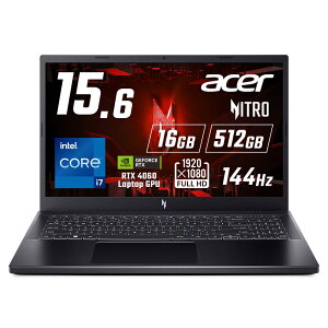 Acer Q[~Om[gp\R Nitro V 15 GeForce RTX 4060 Laptop GPU 15.6C` Core i7 16GB