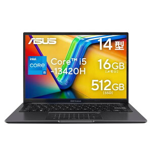 ASUS m[gp\R Vivobook 14 X1405VA 14C` Ce Core i5 13420H 16GB SSD 512GB WPS Office Windows 11