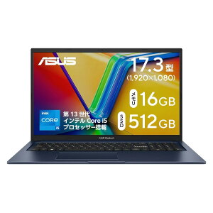 ASUS m[gp\R Vivobook 17 X1704VA 17.3^ Ce Core i5 1334U 16GB SSD 512GB WPS Office