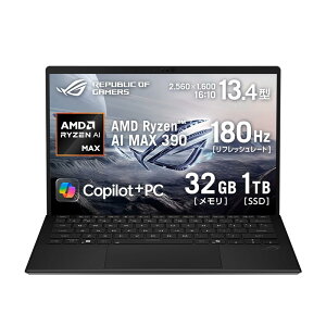 ASUS Q[~Om[gPC ROG Flow Z13 GZ302EA 13.4C` AMD Ryzen AI MAX 390  32GB SSD 1TB tbV[g180Hz