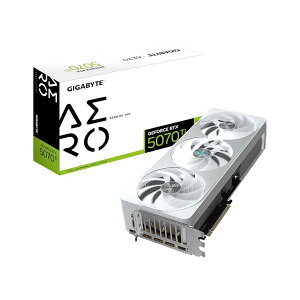 GIGABYTE NVIDIA Geforce RTX5070Ti  OtBbN{[h GDDR7 16GB MKoCg yK㗝XizGV-N507TAERO OC-16GD