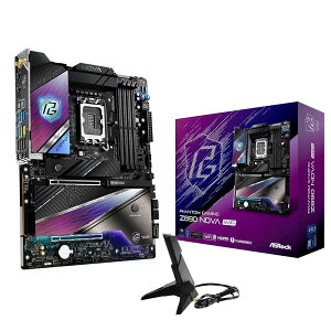 ASRock }U[{[h Z890 Nova WiFi Intel CPU Core Ultra (LGA1851) Ή Z890 `bvZbg DDR5 ATX }U[{[h yK㗝Xiz