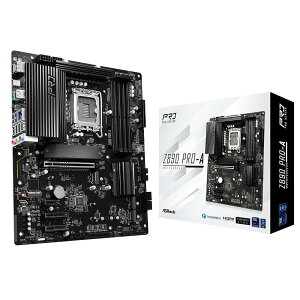 ASRock }U[{[h Z890 Pro-A Intel CPU Core Ultra (LGA1851) Ή Z890 `bvZbg DDR5 ATX }U[{[h yK㗝Xiz