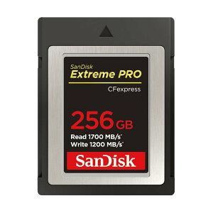 【 サンディスク 正規品 】 CFexpress Type B 256GB 最大読取り速度 1700MB/秒 SanDisk Extreme PRO SDCFE-256G-GH4NN