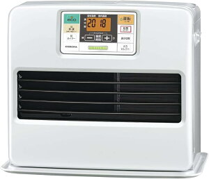 CORONA(コロナ) 石油ファンヒーター 【日本生産】 (木造12畳 / コンクリート17畳 まで) 大型操作パネル 入切タイマー ワンタッチ給油 ホワイト FH-ST46BYA5(W)