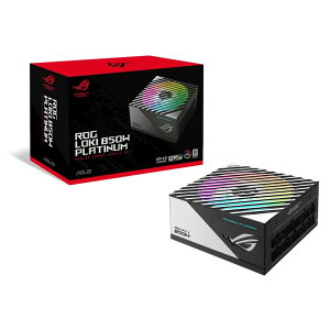 ASUS PSU djbg 850W PCIe Gen 5.0 Ή 80 PLUS v`iF ARGB & Aura Sync Ή ROG-LOKI-850P-SFX-L-GAMING/K㗝Xi