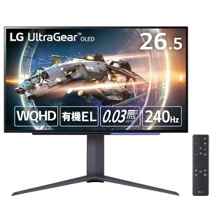LG Q[~Oj^[ UltraGear 27GR95QE-B 26.5C` L@EL WQHD(2560×1440)@240Hz /