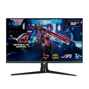 ASUS 4K �Q�[�~���O���j�^�[ ROG Swift XG32UQ 32�C���`/4K/160Hz/HDMI 2.1 DP/IPS/1ms/DisplayHDR 600/�ʎq�h�b�g�Z�p/�σI�[�o�[�h���C�u/PS5/�������K�i