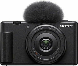SONY(ソニー) コンパクトデジタルカメラ VLOGCAM Vlog用カメラ ZV-1F ボディ ウィンドスクリーン付属 20mm F2.0 単焦点レンズ ブラック ZV-1F B