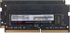 シー・エフ・デー販売 CFD販売 ノートPC用 メモリ PC4-19200(DDR4-2400) 4GB×2枚 1.2V対応 260pin SO-DIMM (無期限保証)(Panram) W4N2400PS-4G