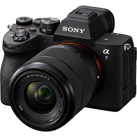 SONY(ソニー) ILCE-7M5M フルサイズ ミラーレス一眼カメラ α7V ズームレンズキット(同梱レンズ:SEL28702) ブラック