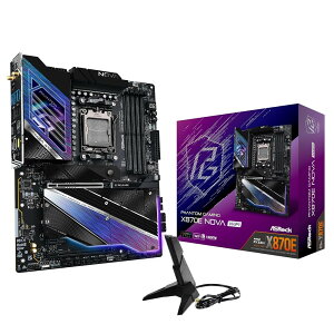 ASRock X870E Nova WiFi AMD Ryzen (AM5) �Ή� X870E �`�b�v�Z�b�g ATX �}�U�[�{�[�h �y���K�㗝�X�i�z