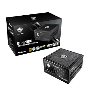 ASRock Steel Legend ������GPU�Ή�PC�d�����j�b�g1200W PCIe5.1�Ή�80PLUS GOLDATX 3.1�t�����W�����[ 12V-2x6 �P�[�u���t��SL-1200G