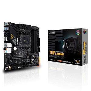 ASUS TUF GAMING B550M-PLUS AMD Ryzen 5000�V���[�Y AM4 �Ή� B550 ���� mATX �}�U�[�{�[�h/�������K�㗝�X�i