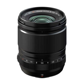 富士フイルム(FUJIFILM) X 交換レンズ フジノン 単焦点 広角 大口径 18mm F1.4 防塵防滴耐低温 リニアモーター(静音) 絞りリング F XF18MMF1.4 R LM WR ブラック