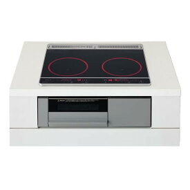 パナソニック(Panasonic) ビルトインIHクッキングヒーター 60cm幅 IH2口 単相200V KZ-F1W6CL ブラック/グレー Fシリーズ
