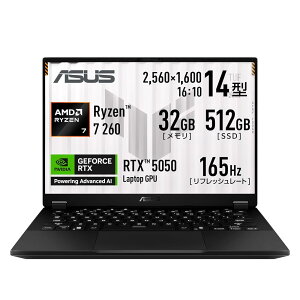 ASUS �Q�[�~���O�m�[�gPC TUF Gaming A14 FA401UH 14�C���` RTX 5050 AMD Ryzen 7 260 ������ 32GB SSD 512GB