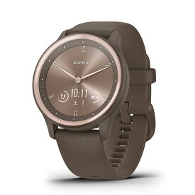 ガーミン vivomove Sport Peach Gold/Cocoa ハイブリッドスマートウォッチ 【日本正規品】 ユニセックス
