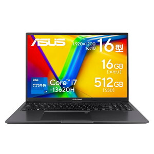 ASUS m[gp\R Vivobook 16 X1605VA 16C` Ce Core i7 13620H 16GB SSD 512GB Windows 11